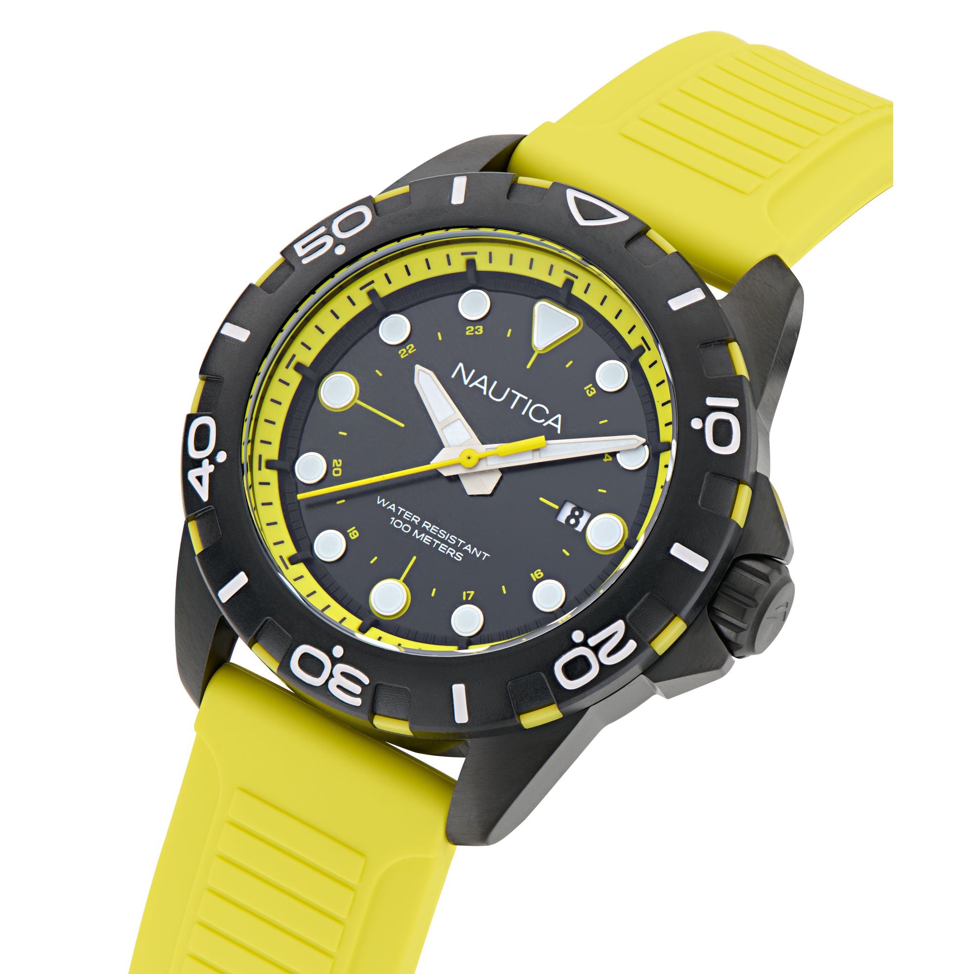 Nautica NSR Black Round Dial Quartz Analog Men Watch Watch Nautica