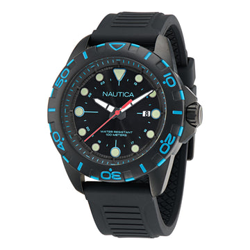 Nautica NSR Black Round Dial Quartz Analog Men Watch Watch Nautica
