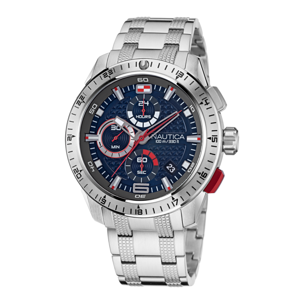 Nautica NST Blue Round Dial Quartz Analog Men Watch Watch Nautica