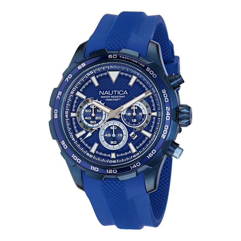 Nautica NST Blue Round Dial Quartz Analog Men Watch Watch Nautica