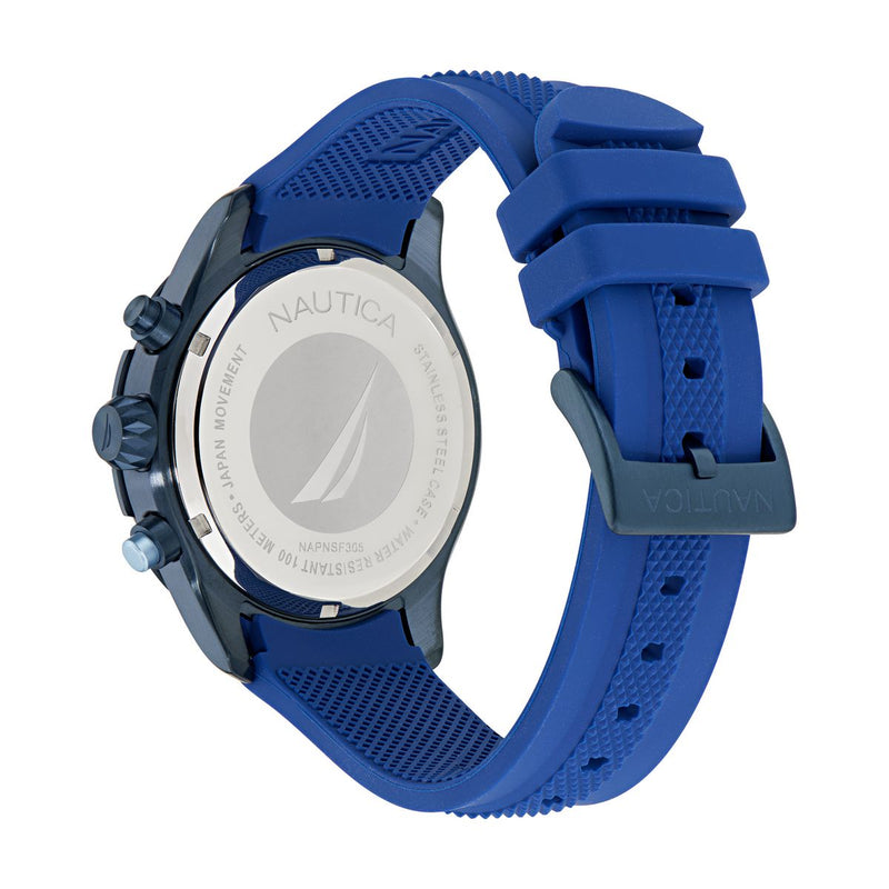 Nautica NST Blue Round Dial Quartz Analog Men Watch Watch Nautica