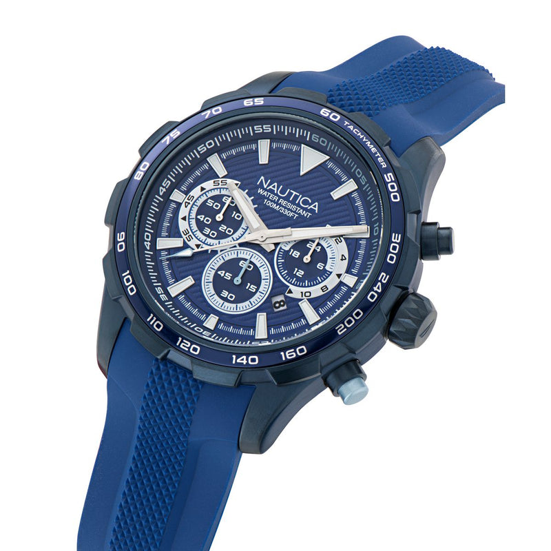 Nautica NST Blue Round Dial Quartz Analog Men Watch Watch Nautica