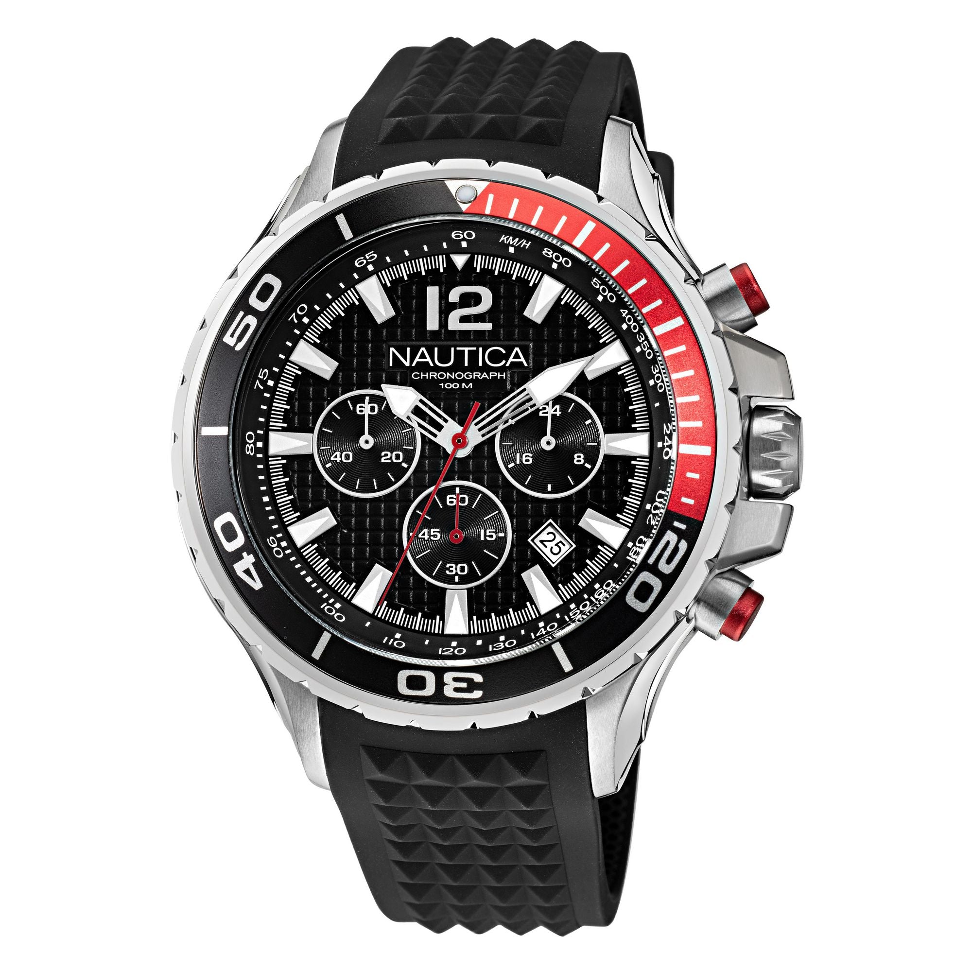 Nautica NST Black Round Dial Quartz Analog Men Watch Watch Nautica