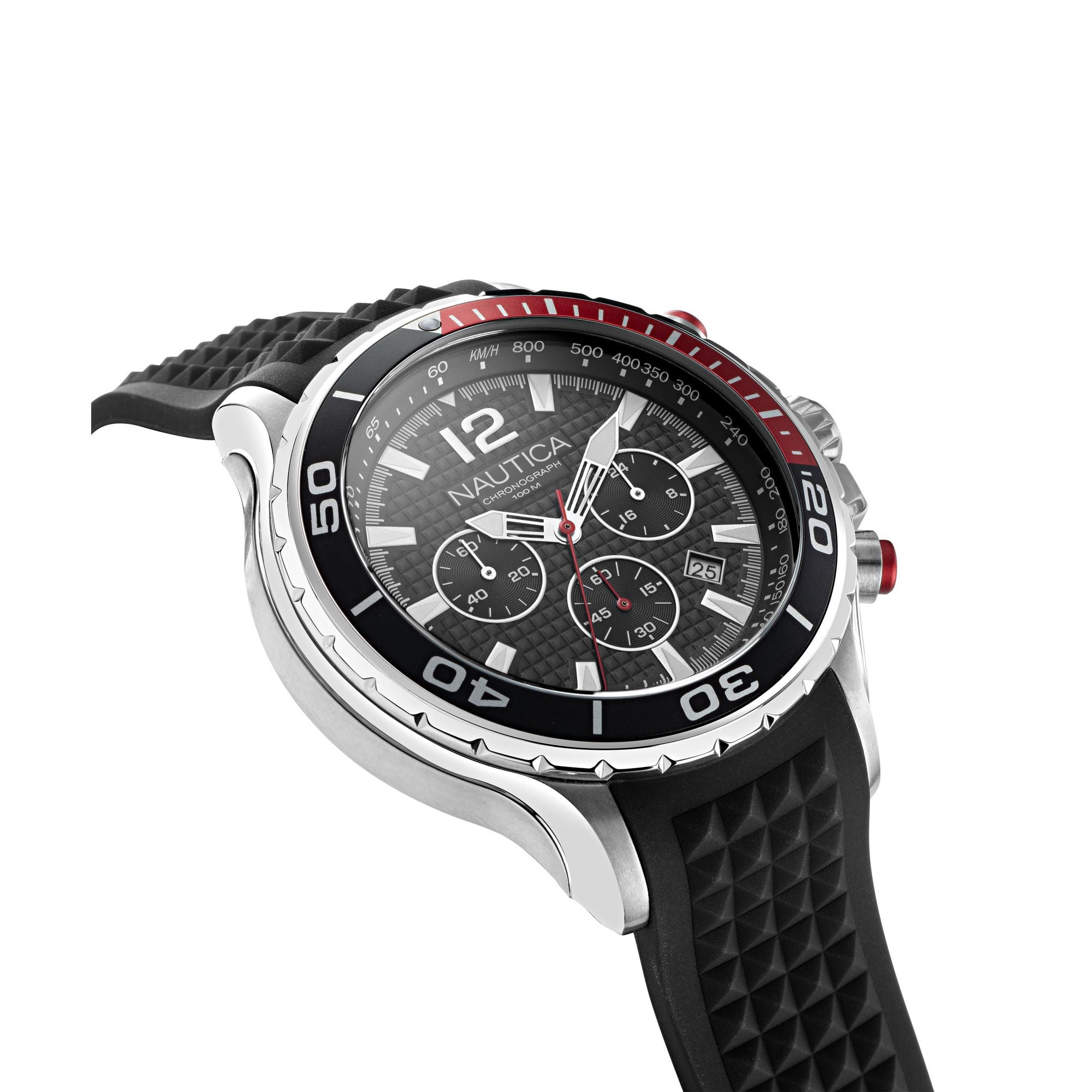 Nautica NST Black Round Dial Quartz Analog Men Watch