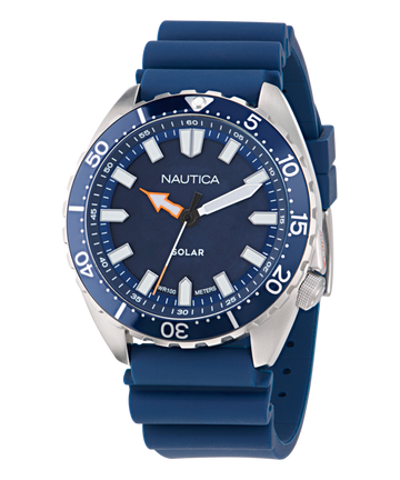 Nautica Vintage Blue Round Dial Quartz Analog Men Watch Watch Nautica