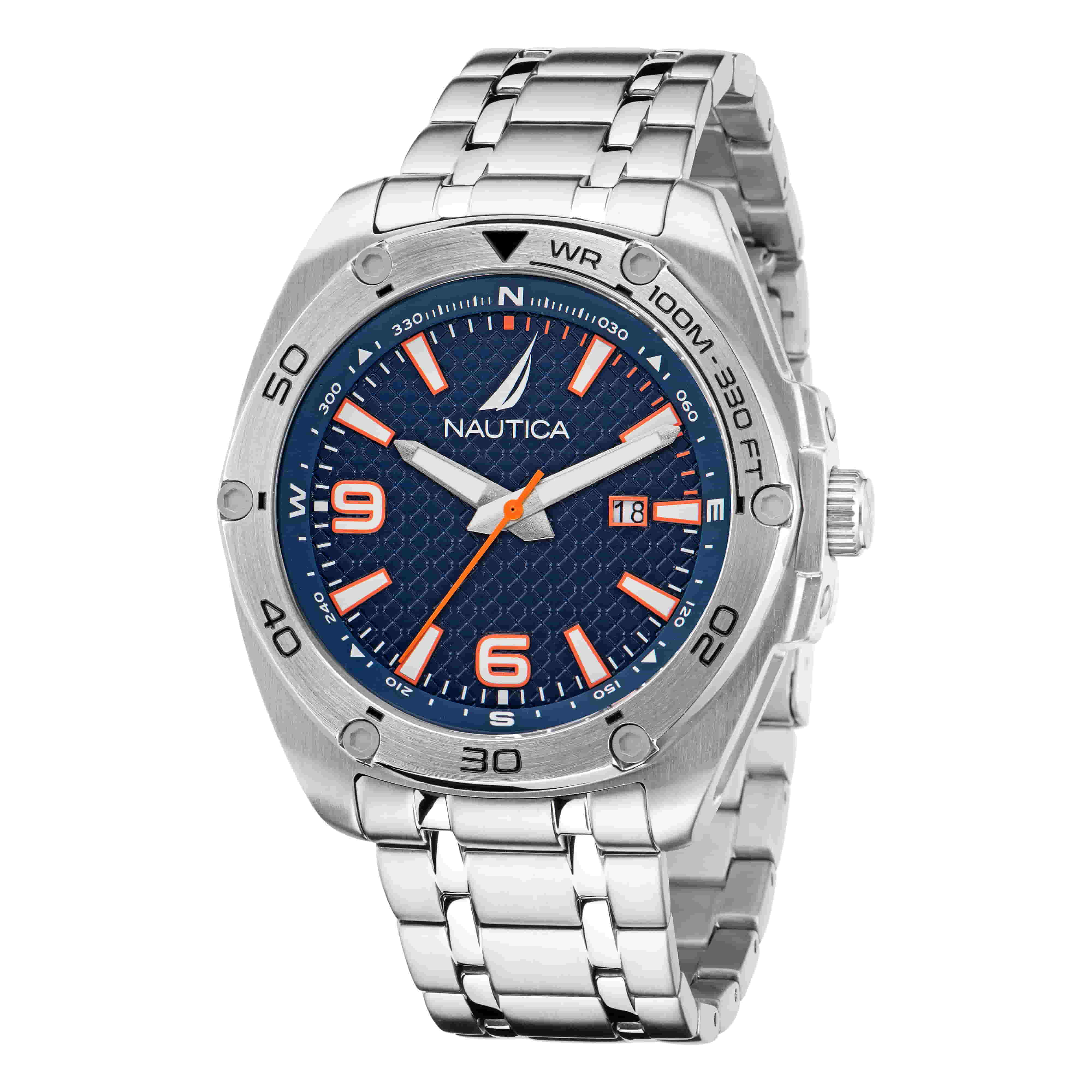 Nautica steel 100m clearance watch
