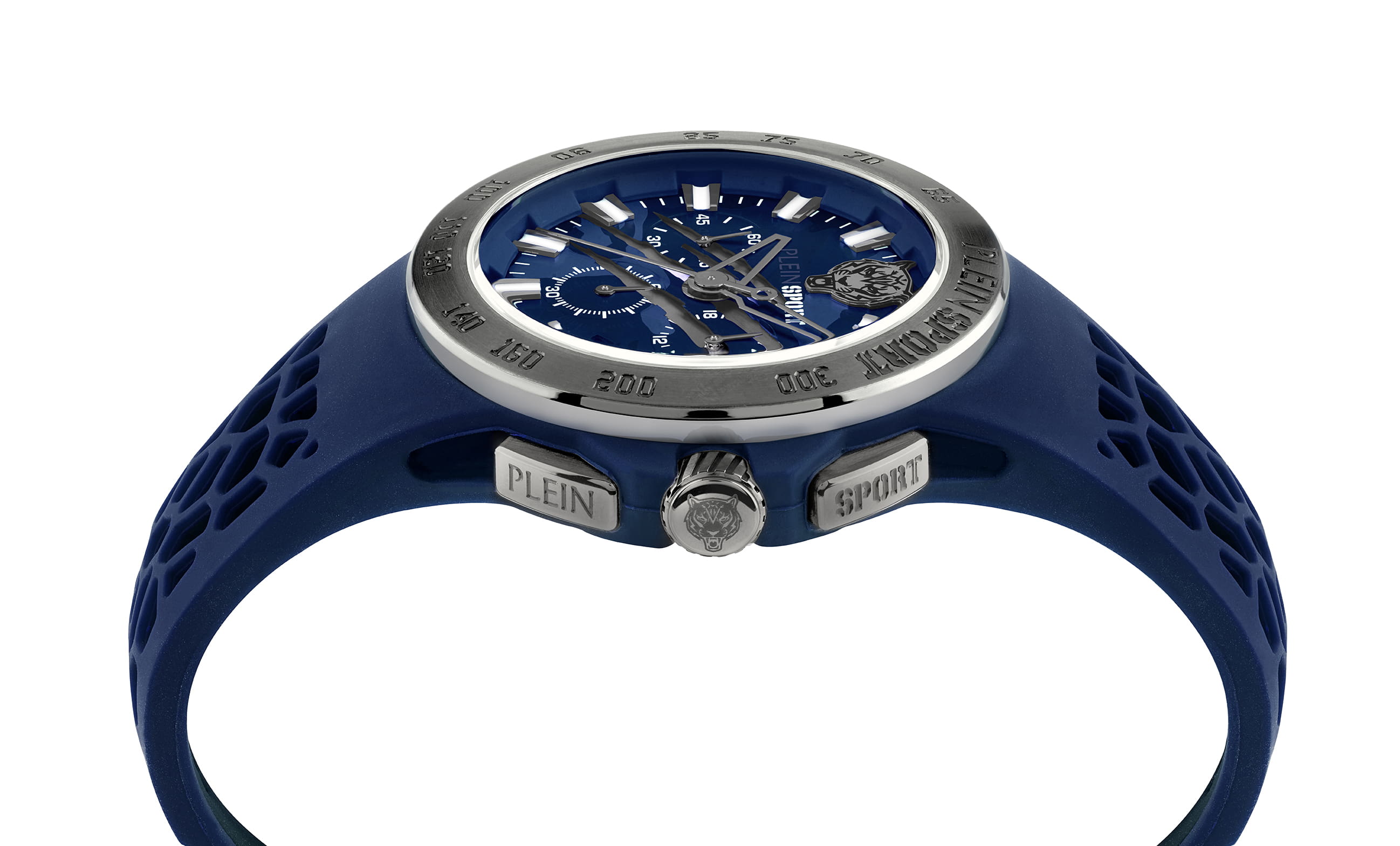 Plein Sport Sport Thunderstorm Gunmetal Round Dial Quartz Analog