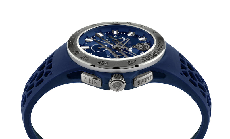 Plein Sport Sport Thunderstorm Gunmetal Round Dial Quartz Analog Men Watch Watch Plein Sport