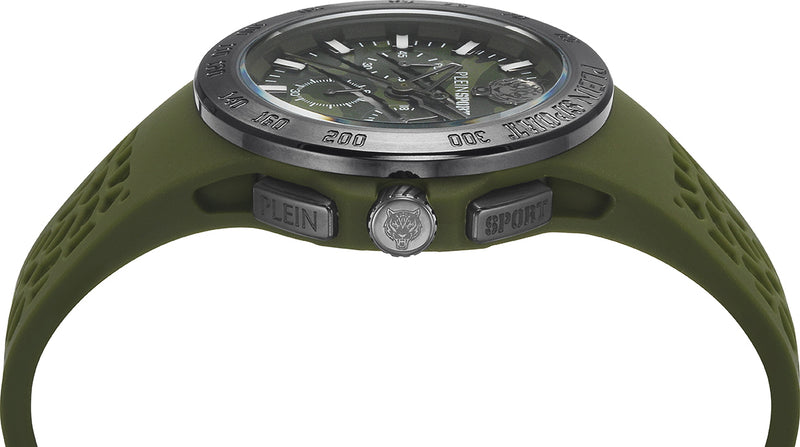 Plein Sport Sport Thunderstorm Gunmetal Round Dial Quartz Analog Men Watch Watch Plein Sport