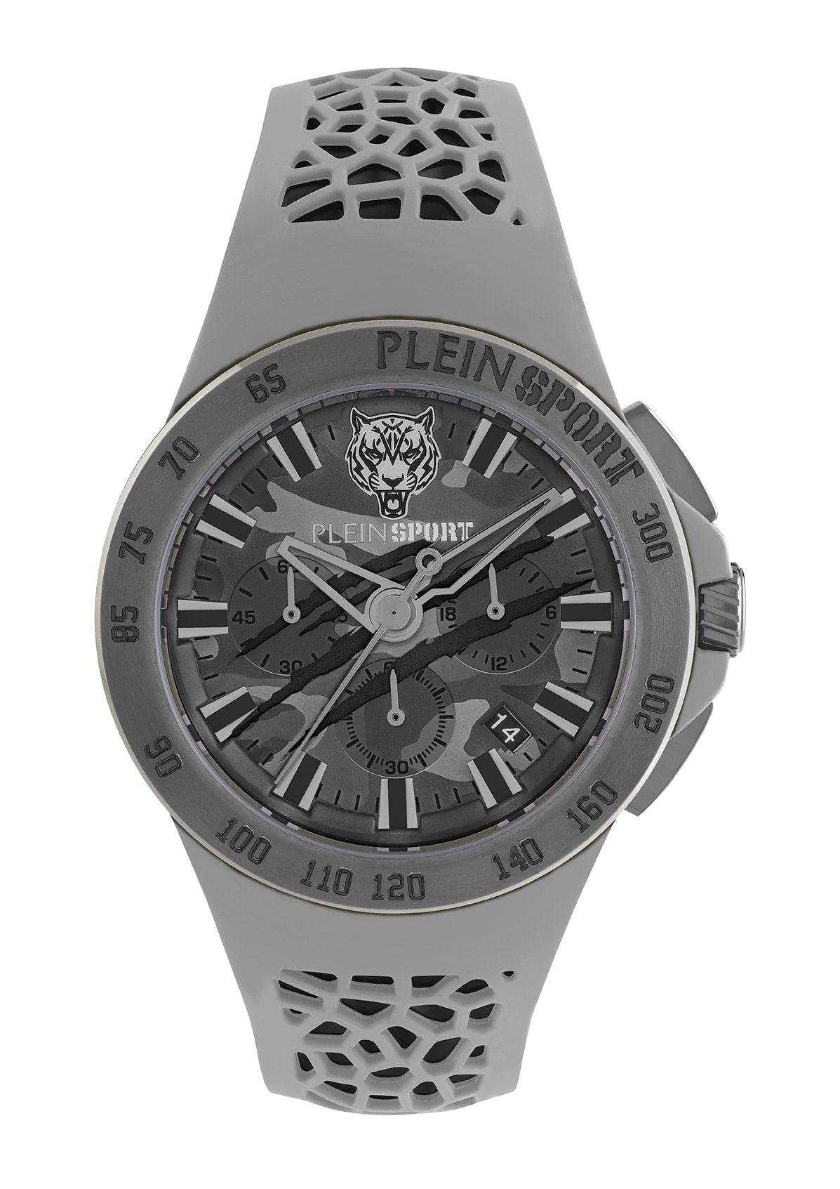 Plein Sport Sport Thunderstorm Gunmetal Round Dial Quartz Analog Men Watch