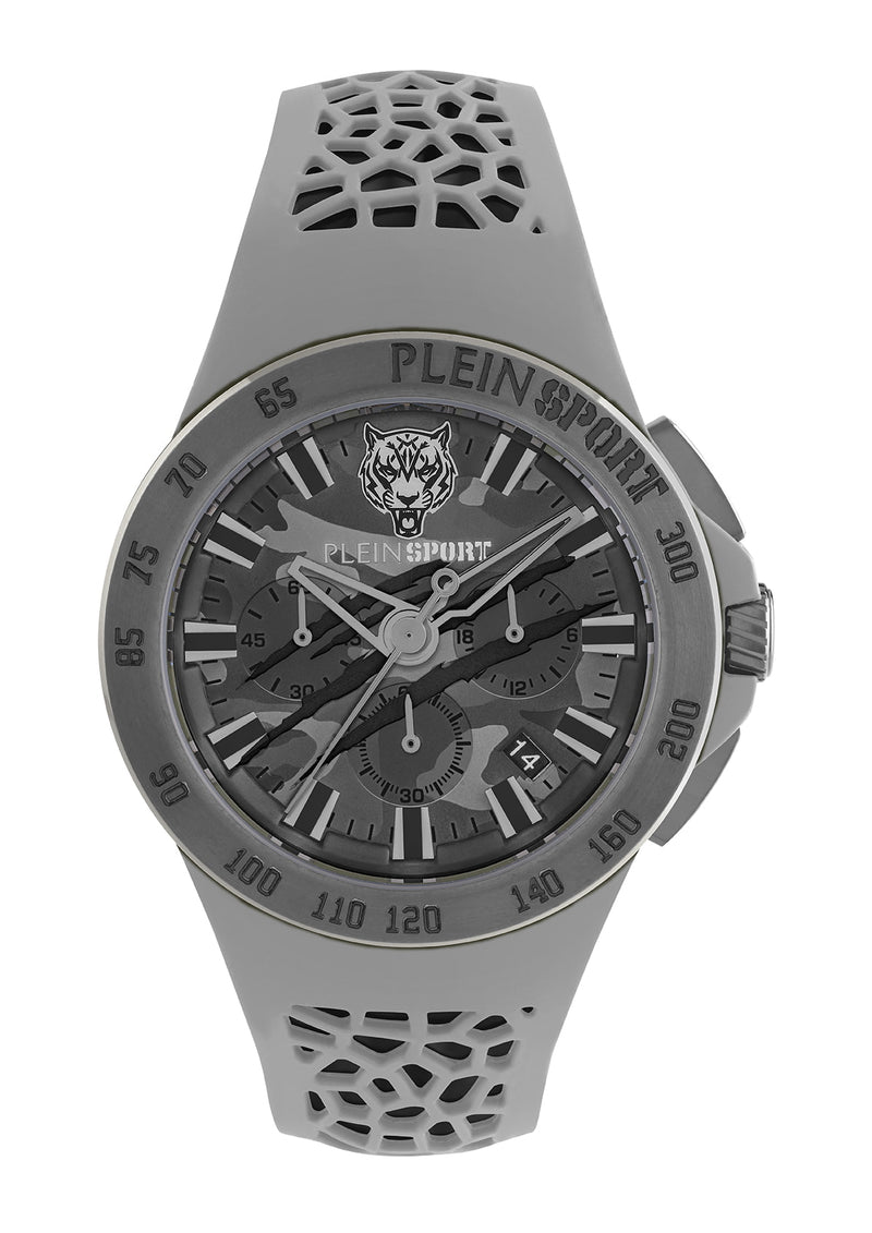 Plein Sport Sport Thunderstorm Gunmetal Round Dial Quartz Analog Men Watch Watch Plein Sport