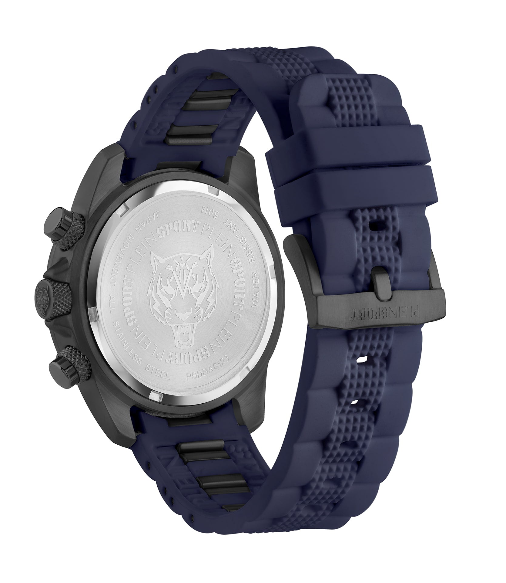 Plein Sport Sport Hurricane Black Round Dial Quartz Analog Men