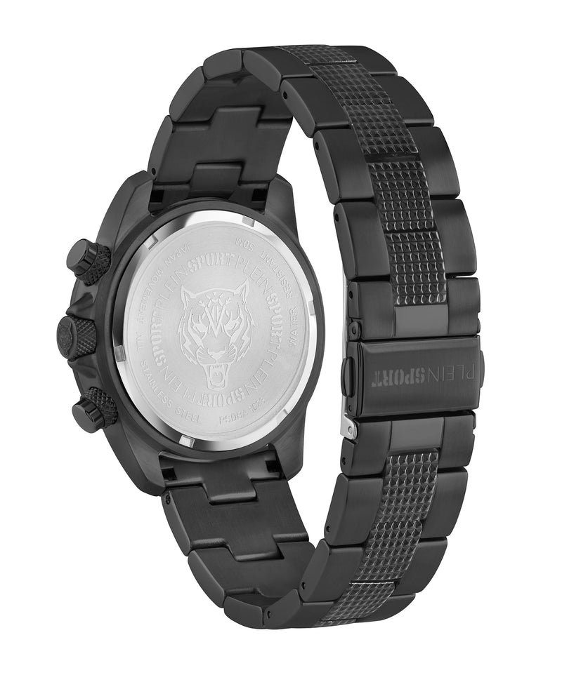 Plein Sport Sport Hurricane Black Round Dial Quartz Analog Men Watch Watch Plein Sport