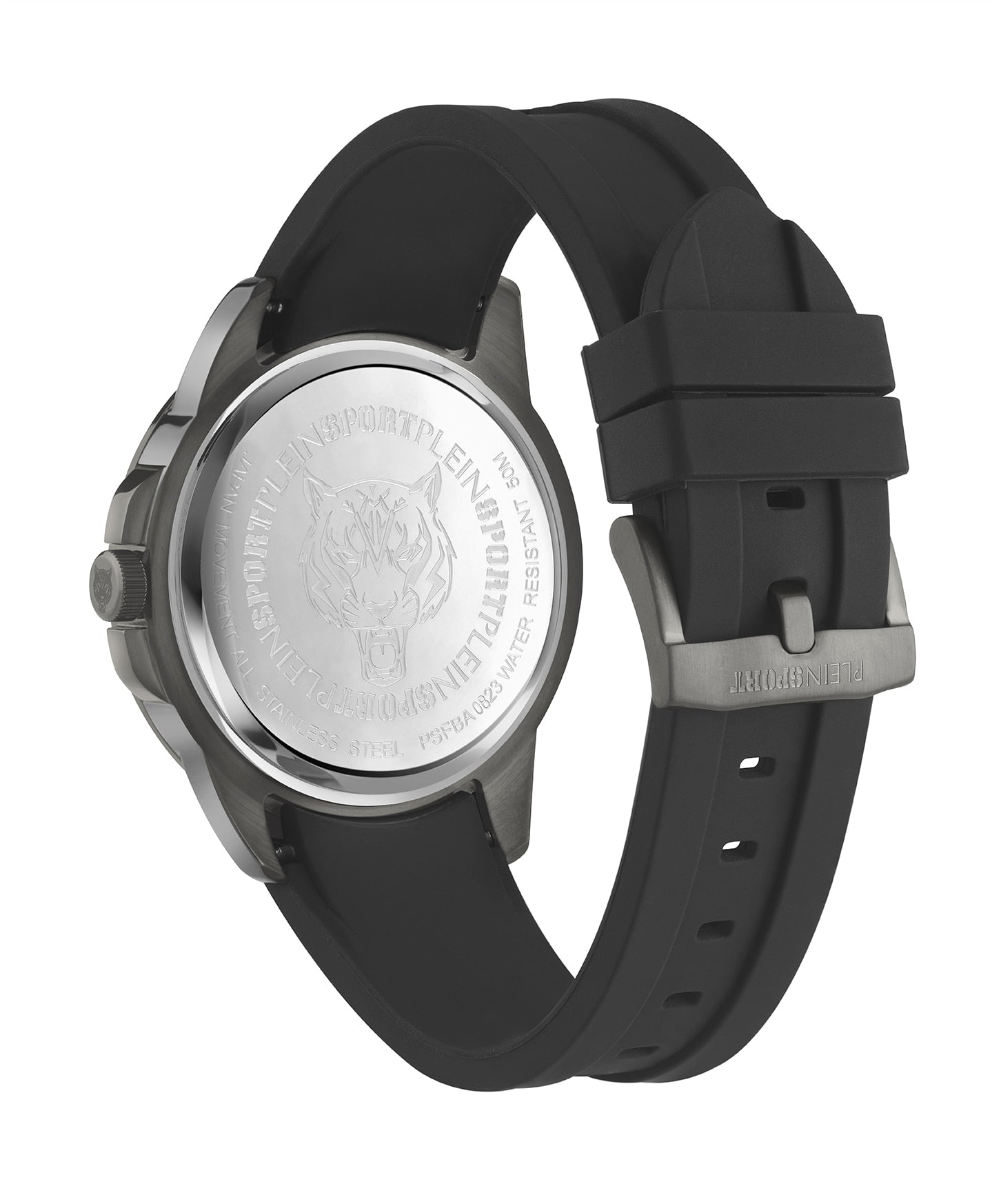 Plein Sport Sport Touchdown Gunmetal Round Dial Quartz Analog Men Watch Watch Plein Sport