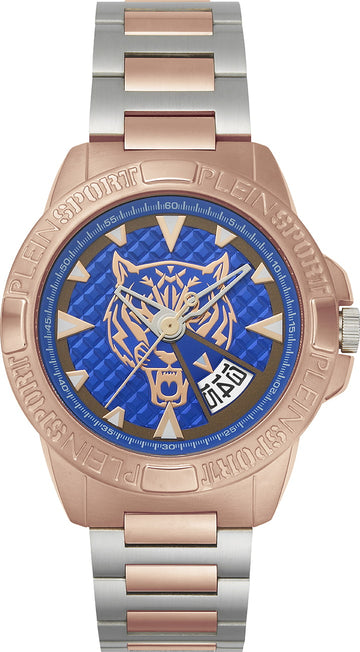 Plein Sport Sport Touchdown Rose gold Round Dial Quartz Analog Men Watch Watch Plein Sport