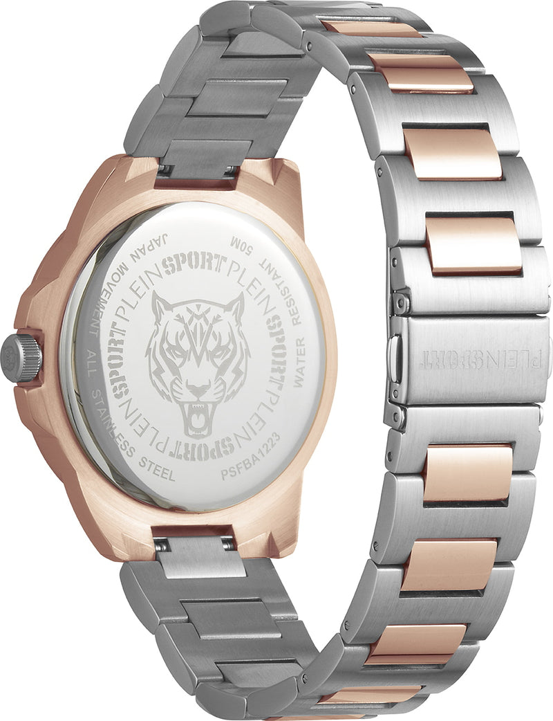 Plein Sport Sport Touchdown Rose gold Round Dial Quartz Analog Men Watch Watch Plein Sport