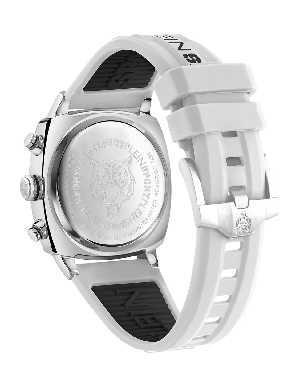 Plein Sport Sport Wildcat Silver Round Dial Quartz Analog Men Watch