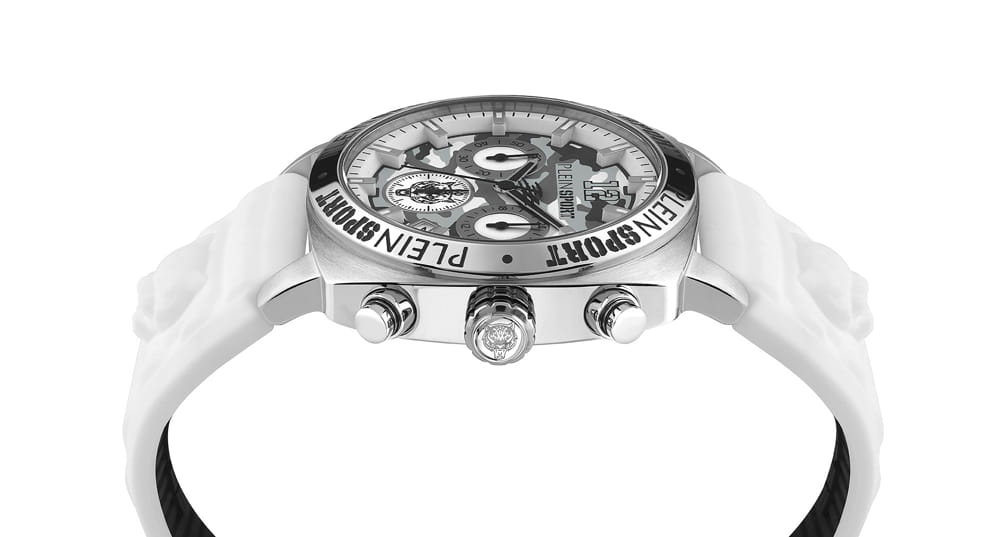 Plein Sport Sport Wildcat Silver Round Dial Quartz Analog Men Watch