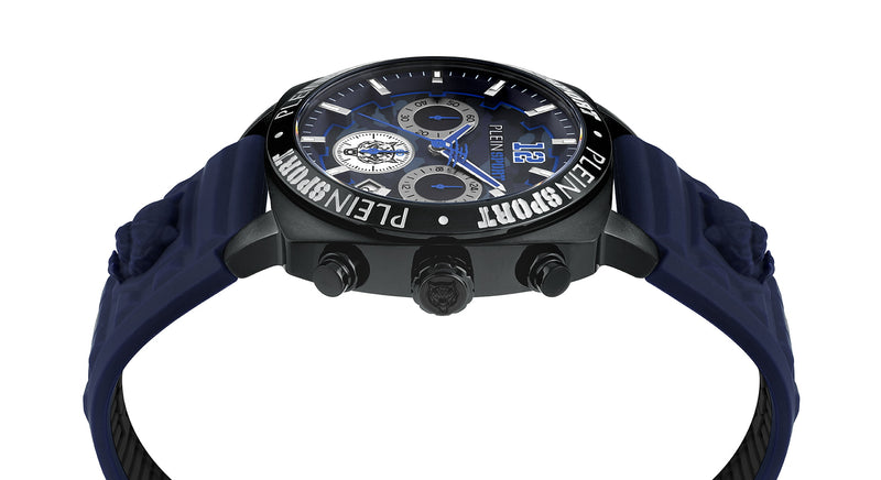 Plein Sport Sport Wildcat Black Round Dial Quartz Analog Men Watch Watch Plein Sport