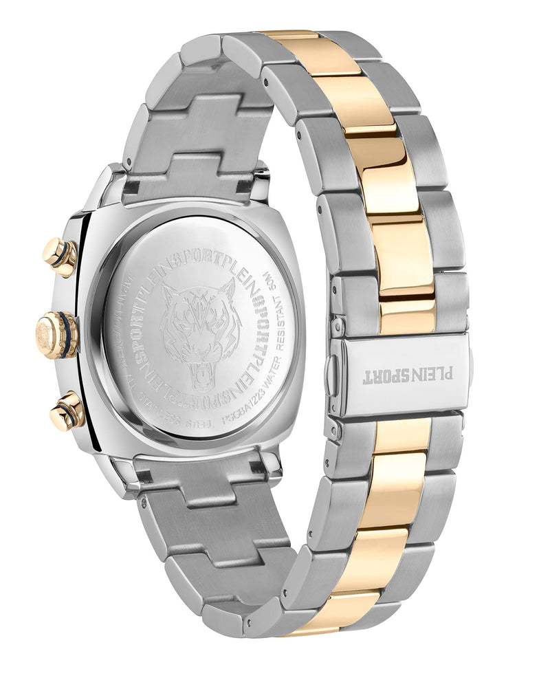 Plein Sport Sport Wildcat Gold Round Dial Quartz Analog Men Watch Watch Plein Sport