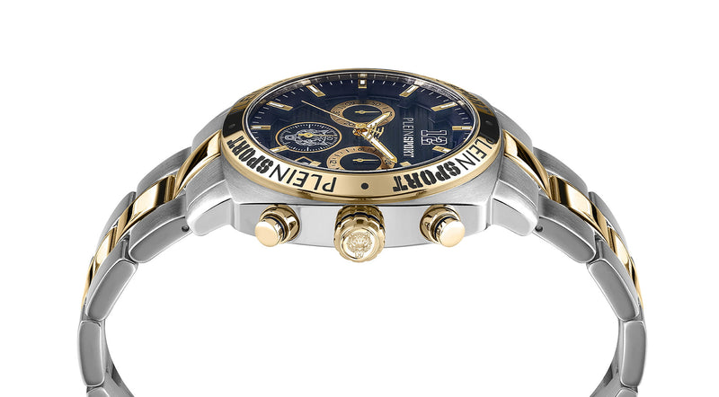 Plein Sport Sport Wildcat Gold Round Dial Quartz Analog Men Watch Watch Plein Sport