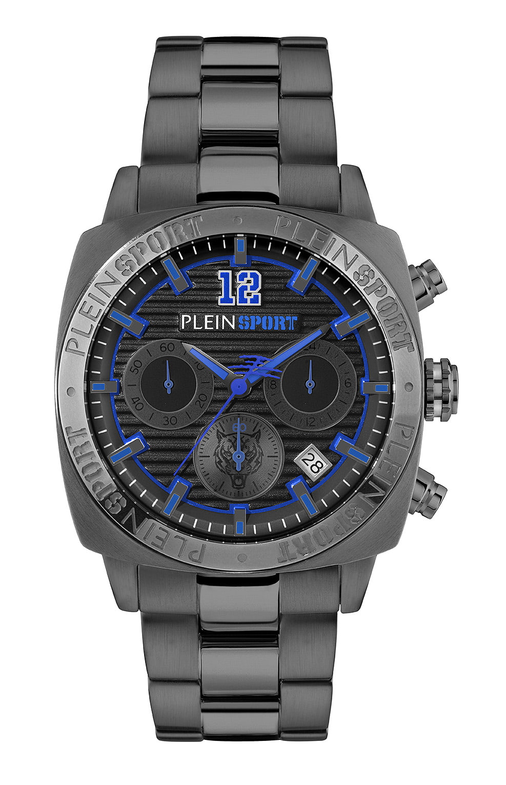 Plein Sport Wildcat Silver Chronograph Watch 40mm