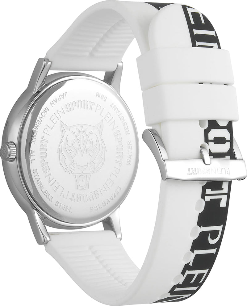 Plein Sport Sport Legend Silver Round Dial Quartz Analog Men Watch Watch Plein Sport