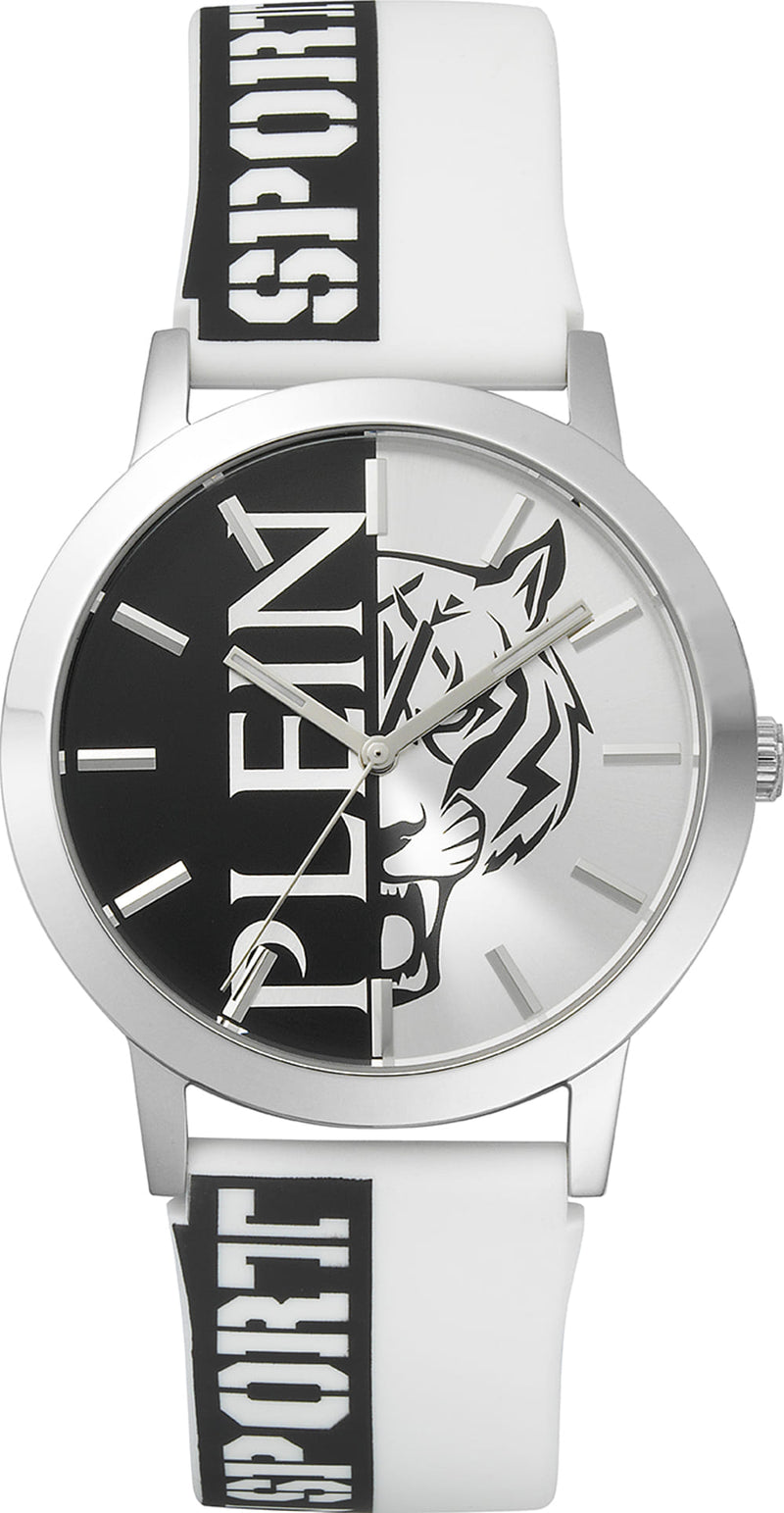 Plein Sport Sport Legend Silver Round Dial Quartz Analog Men Watch Watch Plein Sport