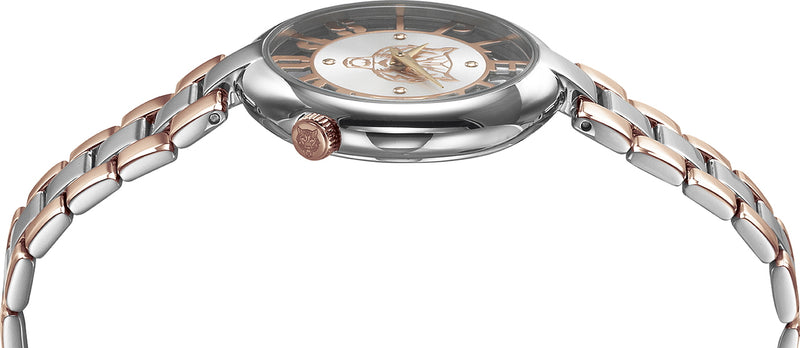 Plein Sport Sport Tiger Silver Round Dial Quartz Analog Women Watch Watch Plein Sport