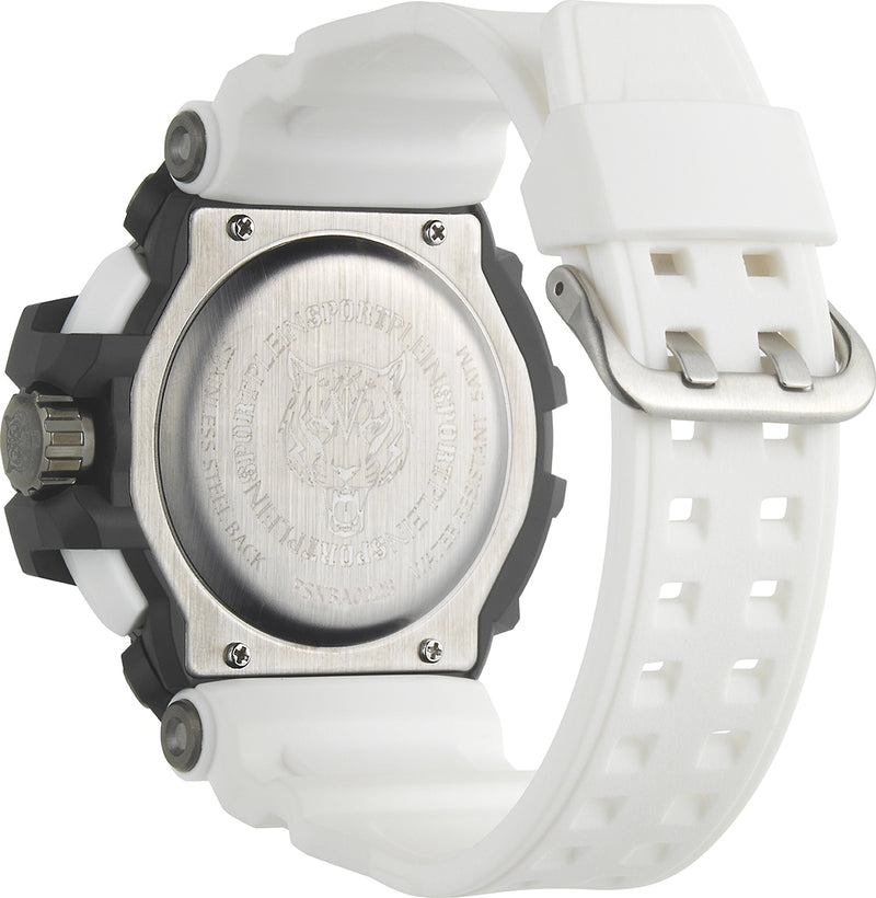 Plein Sport Sport Combat Black Round Dial Quartz Ana-Digi Men Watch Watch Plein Sport