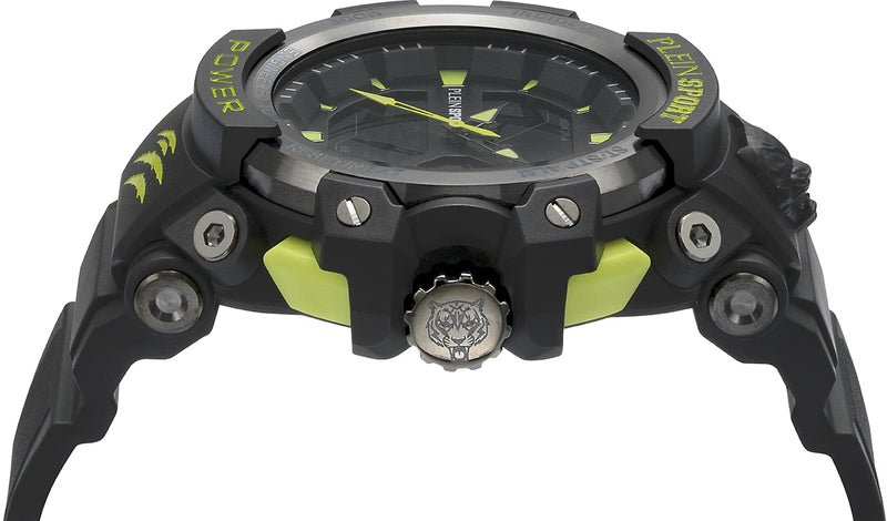 Plein Sport Sport Combat Black Round Dial Quartz Ana-Digi Men Watch Watch Plein Sport