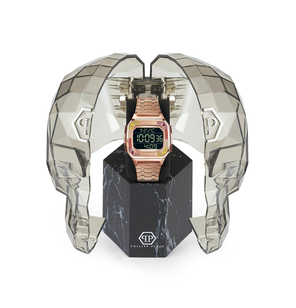 Philipp Plein Hyper Shock Unisex Black Dial Digital - PWHAA0821