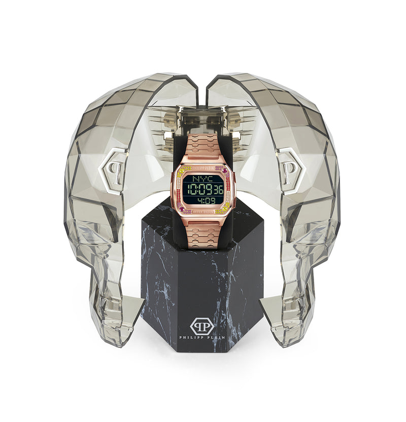 Philipp Plein Hyper $Hock Black Square Dial Quartz Digital Unisex Watch Watch Philipp Plein