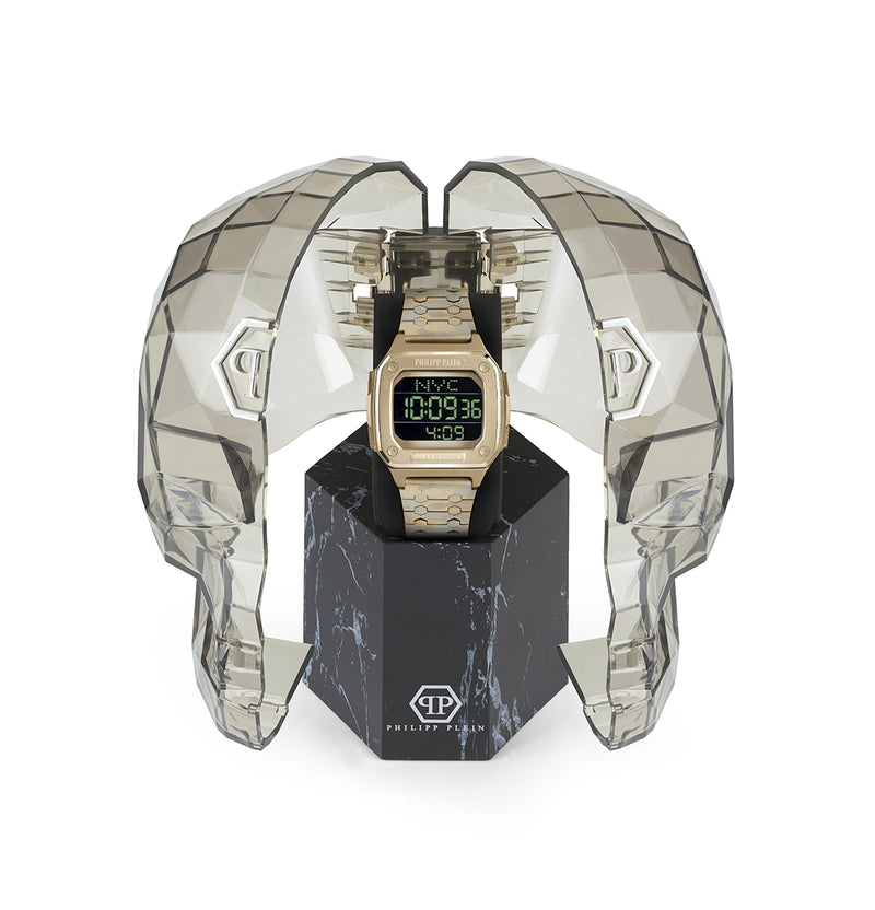 Philipp Plein Hyper $Hock Black Square Dial Quartz Digital Men Watch Watch Philipp Plein