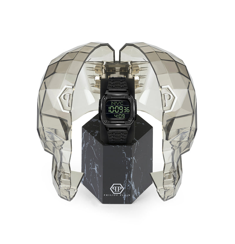 Philipp Plein Hyper $Hock Black Square Dial Quartz Digital Women Watch Watch Philipp Plein