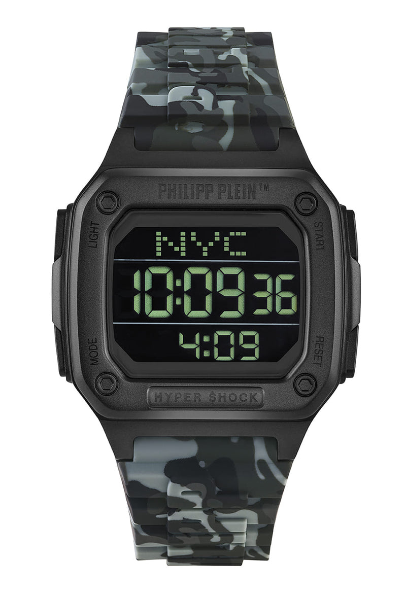 Philipp Plein Hyper $Hock Black Dial Digital Unisex Watch Watch Philipp Plein