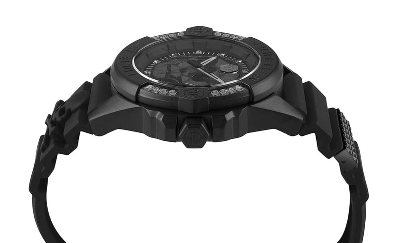 Philipp Plein The $Kull Black Dial Quartz Unisex Watch Watch Philipp Plein