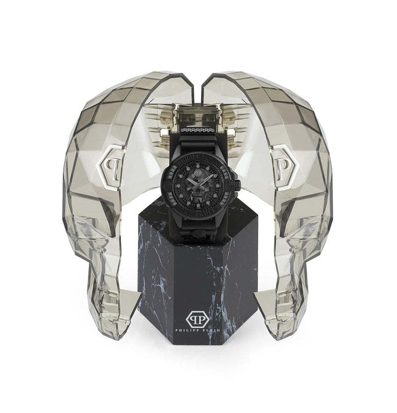 Philipp Plein The $Kull Black Dial Quartz Unisex Watch Watch Philipp Plein