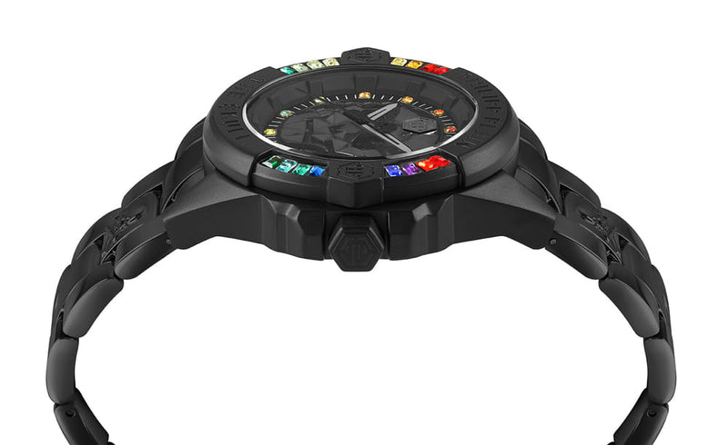 Philipp Plein The $Kull Black Dial Quartz Unisex Watch Watch Philipp Plein
