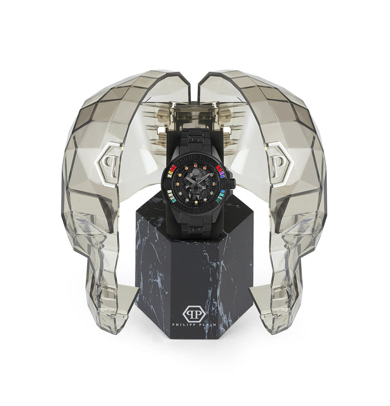 Philipp Plein The $Kull Black Dial Quartz Unisex Watch Watch Philipp Plein