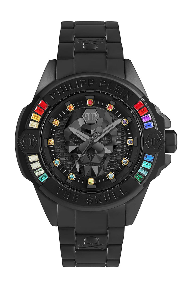 Philipp Plein The $Kull Black Dial Quartz Unisex Watch Watch Philipp Plein