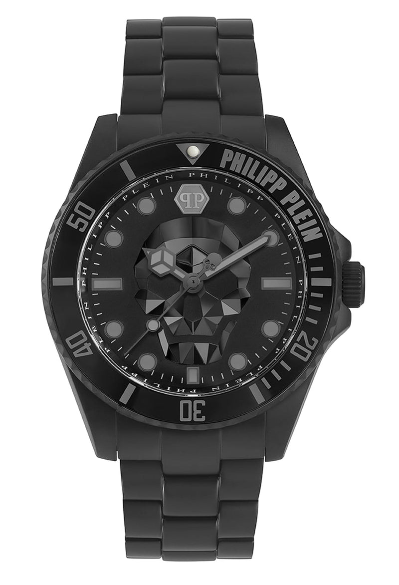 Philipp Plein The $Kull Black Dial Quartz Men Watch Watch Philipp Plein
