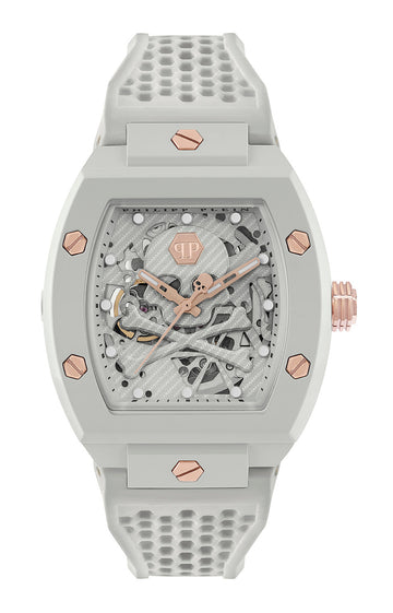 Philipp Plein The $Keleton Grey Rectangle Dial Automatic Analog Men Watch Watch Philipp Plein