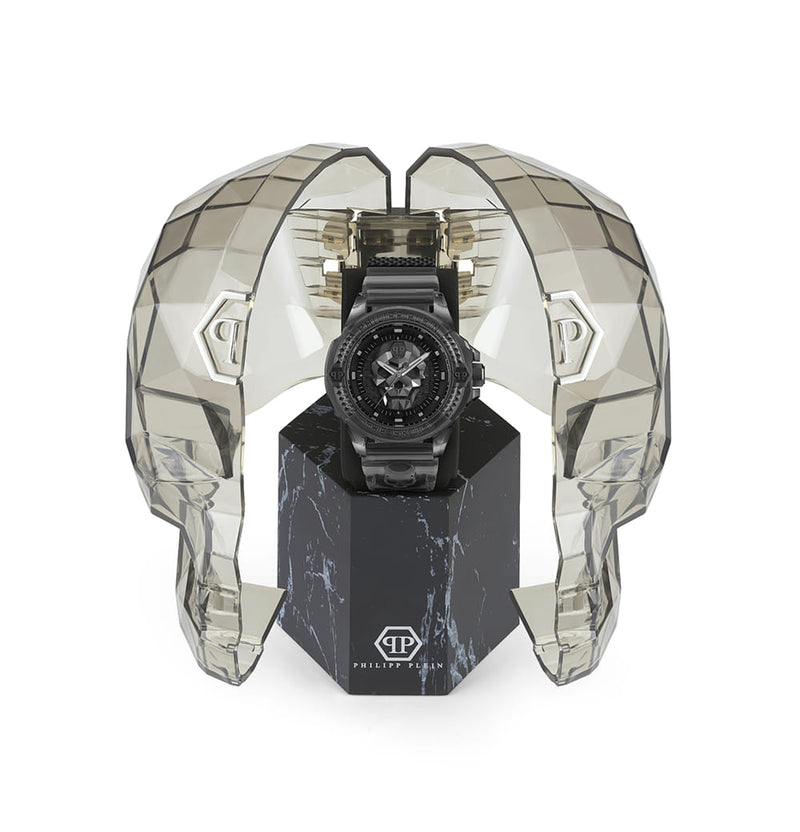 Philipp Plein $Kull Grey Dial Quartz Men Watch Watch Philipp Plein