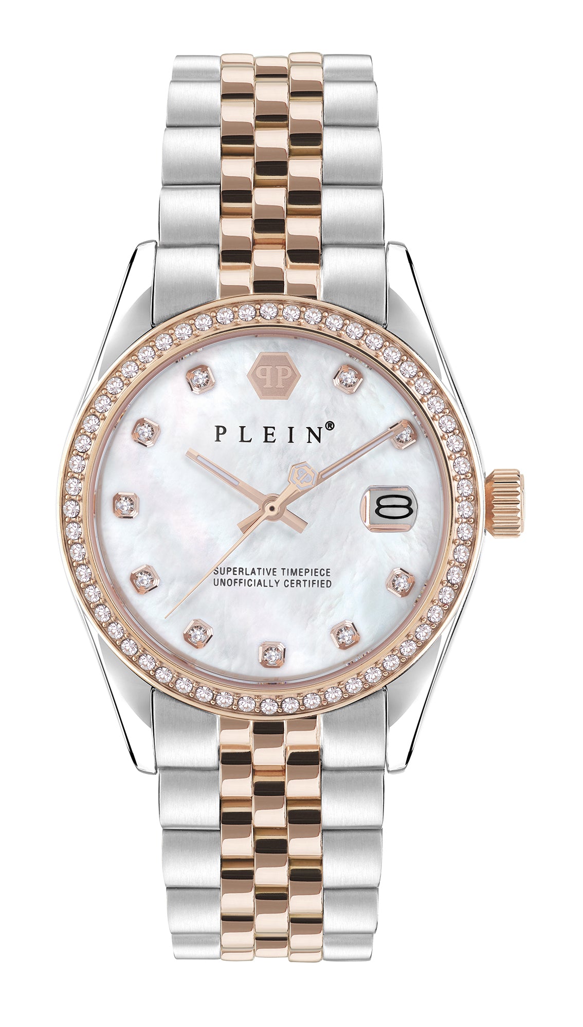 Philipp Plein White Round Dial Quartz Analog Women Watch