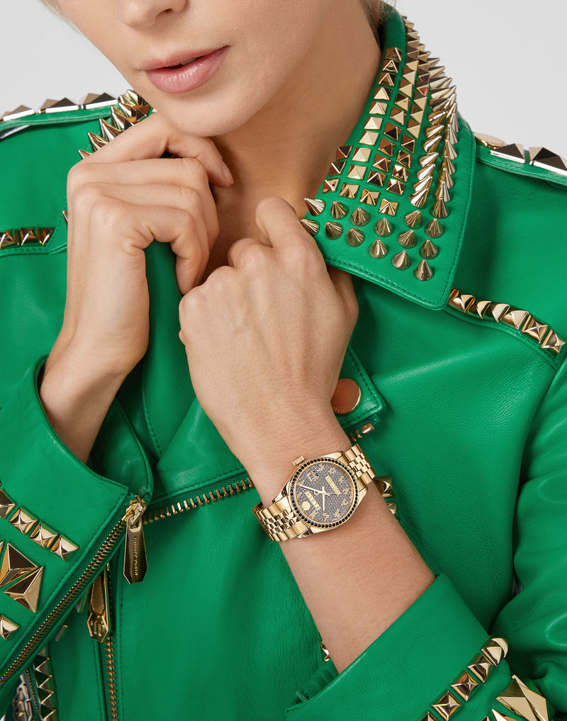 Philipp Plein Yellow Dial Quartz Women Watch Watch Philipp Plein