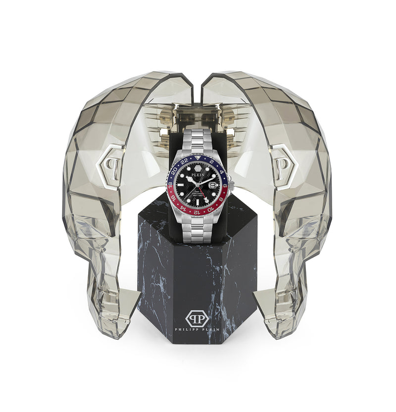 Philipp Plein Black Round Dial Quartz Analog Men Watch Watch Philipp Plein