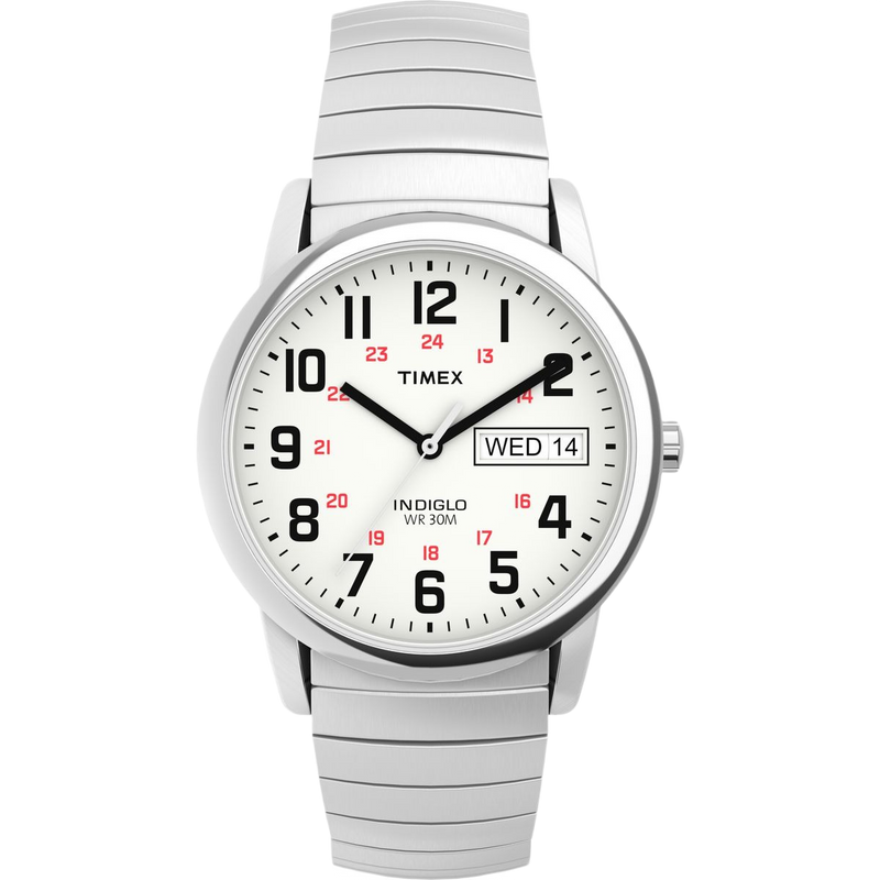 Timex Easy Reader Round 35mm White Dial Analog Men Watch - T20461UJ Watch Timex