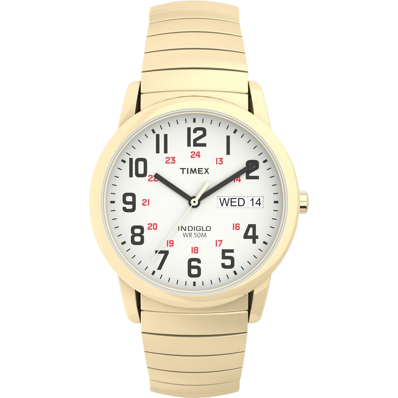 Timex Easy Reader Round 35mm White Dial Analog Men Watch - T20471UJ Watch Timex