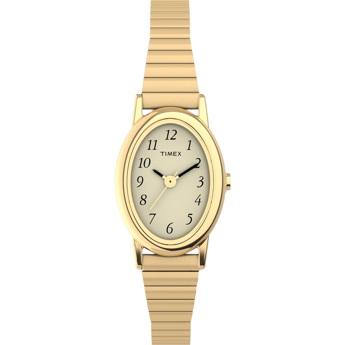 Timex Oval 18mm White Dial Analog Women Watch - T21872UJ